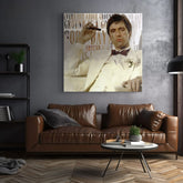 Scarface dipinto su tela Ogni giorno in superficie è un buon giorno | dimensioni diverse